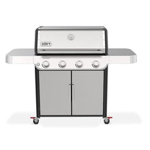 Weber® Genesis S-415 Gas Grill, Propane Grill, Stainless Steel BBQ Grill