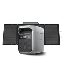 EF ECOFLOW Solar Generator DELTA 3 Plus with 400W Solar Panel, 1024Wh 1800W