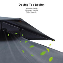OROTLECT 11 Ft Grey Pole Square Cantilever Umbrella Outdoor Patio Umbrella,Graphite Grey