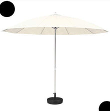 GFAZXDS Outdoor Patio Umbrella Base - UV Protective Garden Canopy for Lawn & Market Use - Durable Outdoor Sunshade Stand Perfect for Tables & Parasols,White-A