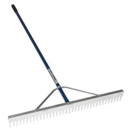 Landscape Rake, 36-Inch, 66-Inch Blue Handle (Pack of 2)