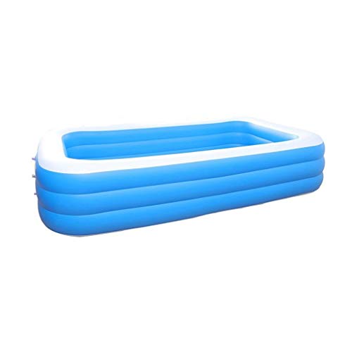 Large Kids Inflatable Pools Thickened Air Swimming Pool Family Interaction Pool Party Suitable for Outdoor Garden Backyard Portable Backyard Water