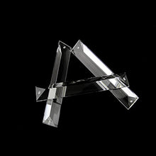Chandelier Crystal Prisms Pendants Transparent 22x150mm to 22x300mm Clear Crystal Triangle Strip Prism Suncatchers Lighting Lamp Parts Crystals Lighting Lamp Replacement Parts ( Color : 22x180mm , Siz
