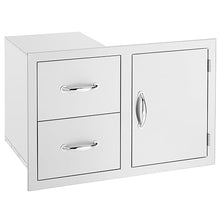TrueFlame 30-Inch 2-Drawer & Access Door Combo