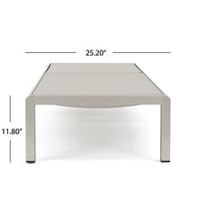 Christopher Knight Home Cape Coral 4-Pc Outdoor Mesh Chaise Lounge Set Grey