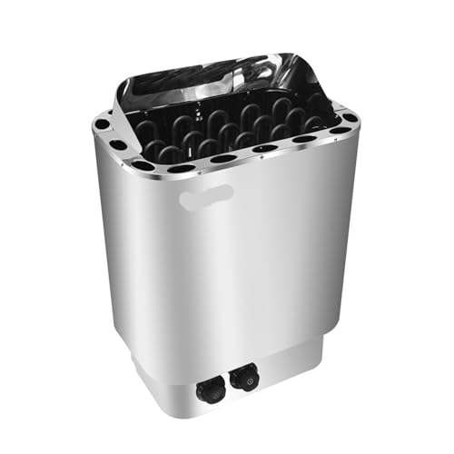 POGHDBXA Sauna Accessories, Sauna Heater, Stove for Room, Small Stainless Steel for Home, Heating Equipment, Dry, Constant Temperature Wall Boiler for, Hotel, SPA
