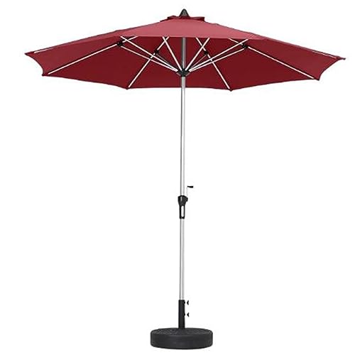 CHENWMZ Outdoor 2.6-Meter-high Parasol, Sunshade and Windproof, Eight-Skeleton Umbrella Stand, Hand-Operated, Suitable for Balconies, Courtyards, Cafes and Gardens