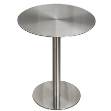 SXBHDM Stainless Steels Bar Table, High Table for Cocktail Bar Pub Coffee Tea Dining Bistro Outdoor Table, Counter Height Dining Table Tall Side Table (Size : 60x60x105cm)