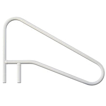 SAFTRON Cross Braced 3-Bend Pool Rail White