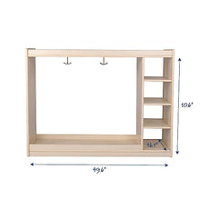 Angeles Mobile Dress Up Storage with Mirrors Wooden