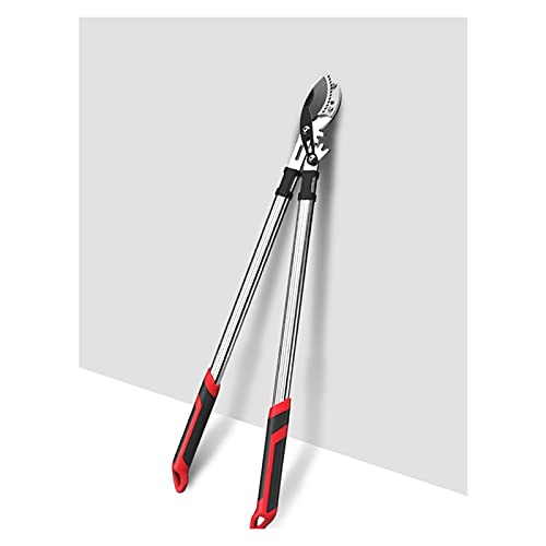 Telescopic Long Pruning Scissor Hedge Anvil Shears Garden Tool Tree Branch Cutter Agriculture Hand Tool Trimmer Garden Cutter Pruner Tool Shaping Hedges (6 Adjustment) (Large Opening)