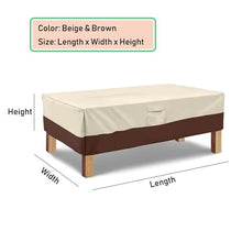 Outdoor chair covers 2pcs Outdoor Heavy Duty Lawn Patio Furniture Covers with Air Vent and Padded Handles Dining Table Cover Chairs