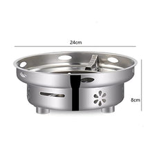 Hot Pot Heater Outdoor Household BBQ Stainless Steel Spirit Party Camping Stove Tourist Burner