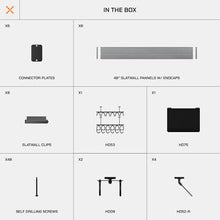 Hold Up Displays Gun Wall Mount Display Modular Tactical Storage System Light Silver