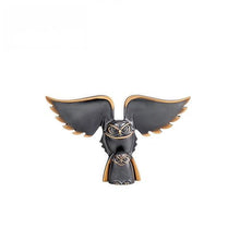 FENGSHUI-CAISHEN Pure Copper Owl Statue Brass