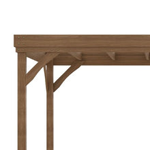 Wood Pergola Kit - Rustic Garden Shade Structure