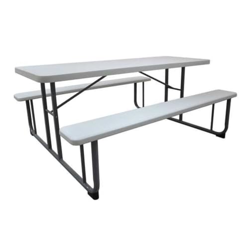 Picnic Table, 72" W x60" D, White