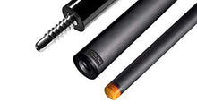 PREDATOR Revo Radial Carbon Fiber Shaft - 12.4mm Low Rise Taper, Soft Case & Wipes Black
