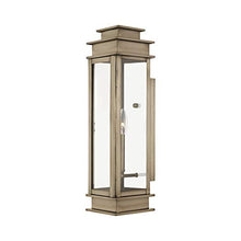 Livex Lighting 20207-29 1-Light Outdoor Wall Lantern, Vintage Pewter