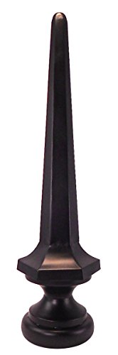 Dalvento Large Kyoto Finial- Black Matte