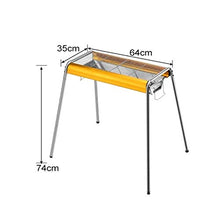 BBQ Grill Outdoor Barbecue Charcoal Grill Stainless Steel Portable BBQ Grill for Outdoor Cooking Camping Picnics