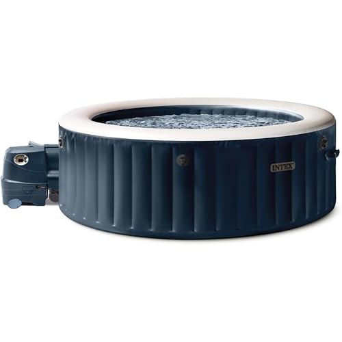 INTEX PureSpa 4 Person Inflatable Hot Tub with Energy-Efficient Spa Cover