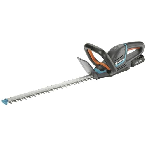 Gardena ComfortCut Battery Hedge Trimmer 50/18V P4A Ready to Use Set: Ergonomic, Blade Geometry, Lightweight, Charge Status, Cordless (14730-20)