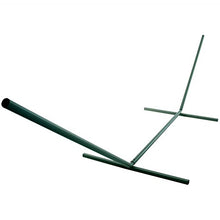 Hatteras Hammocks 15 ft. Tri-Beam Steel Hammock Stand with Right Connection Design and Cape Shield Powder Coating, 600 LB Weight Capacity, Handcrafted in The USA - Green