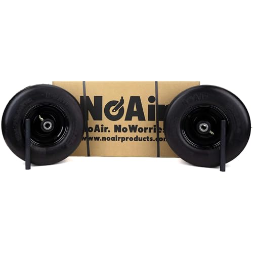 NoAir® (2) Flat Free Tire Assemblies 13x6.50-6 Fits BigDog Diablo Stout Alpha 605065 605035