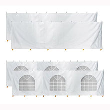 TentandTable 30' x 30' Premium Blockout Sidewall Kit for Canopy Tents White