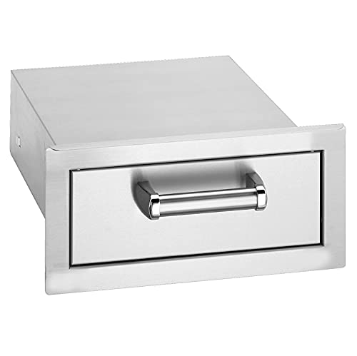 Fire Magic Premium Flush Single Drawer w/Soft Close (53801SC), 17.5x8.25-Inch