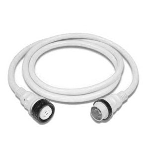 Marinco 50Amp 125-250V Shore Power Cable 25ft White