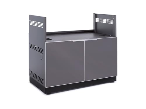 NewAge Products Outdoor Kitchen Classic Series Aluminumn Slate Gray 40in Grill Cabinet, Outdoor Kitchen Cabinet for BBQ Island Grilling Station, 70207