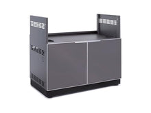 NewAge Products Outdoor Kitchen Classic Series Aluminumn Slate Gray 40in Grill Cabinet, Outdoor Kitchen Cabinet for BBQ Island Grilling Station, 70207