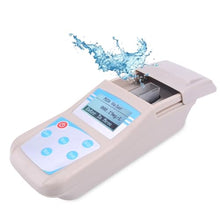 Residual Chlorine Detector, 0-5.00mg/L Water Quality Tester, PH and Cl2 Content Measurement, with Suitcase, 10 Data Storage, for Swimming Pool, Spa Center
