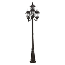 Livex Hamilton 4 Light Outdoor Post Fixture Bronze