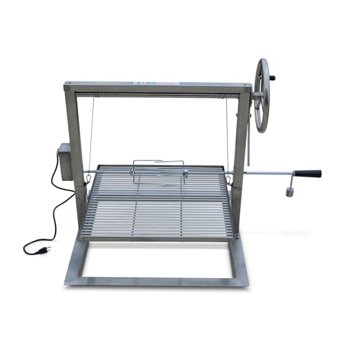 Stainless Steel Santa Maria Drop In Grill with Rotisserie Kit