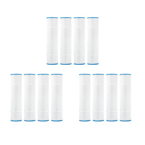 Doheny's PA811 Pool Spa Filter | Repl. Filters for Hayward Swim-Clear C3025, C3030 | Replaces Pleatco PA81, Unicel C-7483, Filbur FC-1225 | OD: 7”, Length: 19 5/8”, Top & Bottom Opening: 3” | 12-Pack