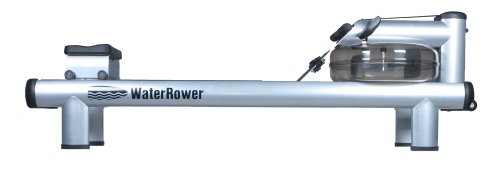 WaterRower M1 Hi Rise Rowing Machine with S4 Monitor Silver
