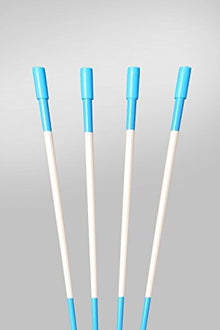 60" Fluorescent Blue 200 Driveway Markers, Reflective Snow Stakes, Plow Stakes,5/16" Thick X 60" Blue Fiberglass Stakes, 200 Pack 5 FT. Tall