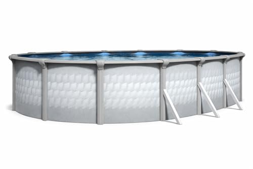 Lake Effect Pools 'Testudo' 18 ft x 33 ft Oval Above Ground Swimming Pool