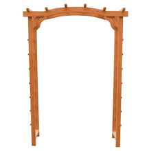 Keystone Amish Co. Newport Pressure Treated Pine Arbor, 4-Foot, Cedar Stain