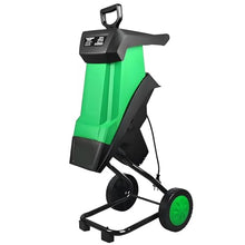 TozMvi Electric Wood Chipper Garden Shredder,2400W 1.57-Inch Cutting Diameter Garden Leaf Mulcher with Wheels,Electric Branch Chipper,with 50L Collection Bag