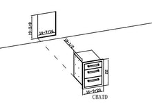 WHISTLER Outdoor Kitchen 22-inch Stainless Steel Triple Access Drawer