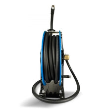 OIL SHIELD OSFHRONE40 Farm Fuel Hose Reel – Heavy Duty Assembly, 1" x 40' Rubber Hose, 1" MNPT, Static Wire, 100 PSI, Kink & Cold-Weather Resistant, Diesel & Gasoline Use