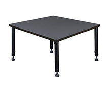 Regency Height Adjustable Square Classroom Table 42" Slate