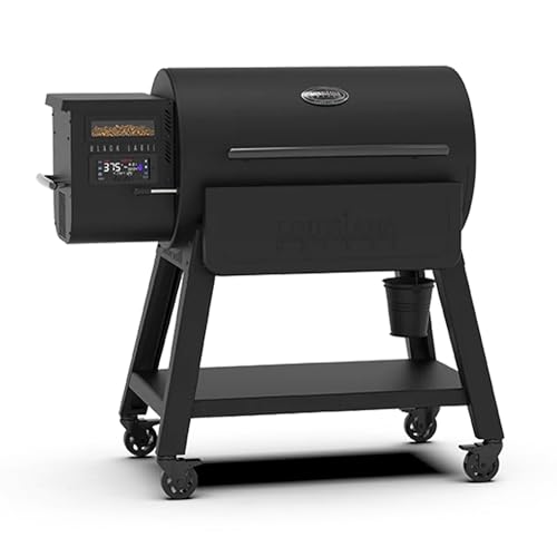 Louisiana Grills 1000 Black Label Series Portable Outdoor Bluetooth Pellet Grill Black