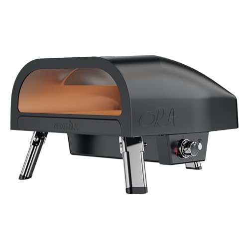 Nexgrill Tabletop Ora 16" Propane Gas Pizza Oven Cooker with Foldable Leg