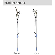 7.2M/24FT Telescopic Pole Saws, Professional Telescopic Tree Pruner Pole Height Extendable Pruning Saw Gardening Landscaping Branch Saw Loppers Trimmer Tools