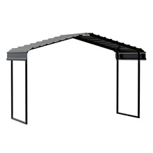 Arrow Shed Galvanized Steel Canopy 12’ x 6’ x 7’ Charcoal